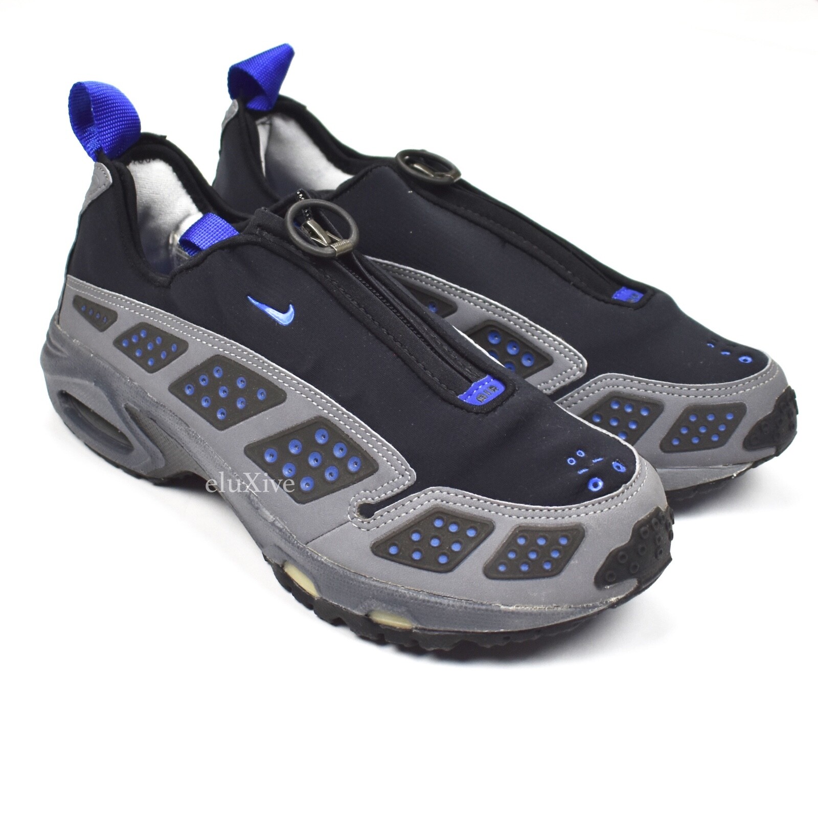 NWT Nike Air Sunder Max Black Royal Gray Men's Sneakers DS 8 NWT Nike Air Sunder Max Black Royal Gray Men's Sneakers DS 8