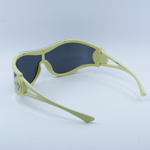 Pre-owned Versace Ve4475 548687 Yellow/dark Grey 42-142-110 Sunglasses Authentic In Gray
