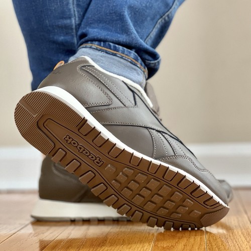 Reebok Classic Glide Men’s Running Shoe Brown Sneakers Athletic Trainers #902