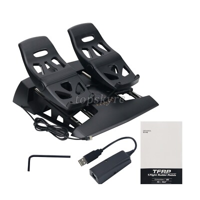 Original TFRP Flight Rudder Pedals Flight SIM Rudder Pedals for Thrustmaster