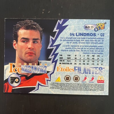 1997 Pinnacle McDonalds #McD-25 Eric Lindros Premier Ice Breakers
