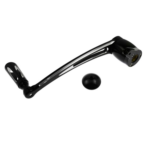 Black Brake Arm Pedal Shift Lever Pegs Shifter Fit For Harley Touring  Softail