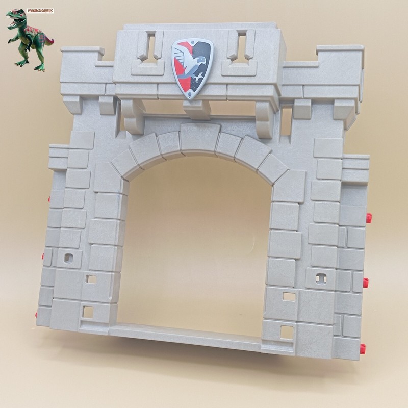 Playmobil-Porton-System X-Pont-Levis-EntrÃ©E-ChÃ¢Teau MÃ©DiÃ©Val-Faucon