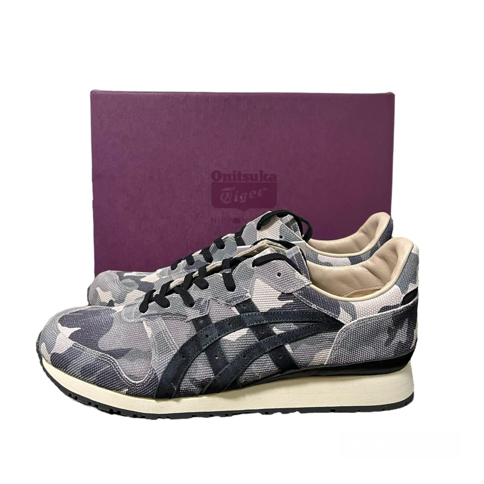 Pre-owned Onitsuka Tiger Nippon-made Tiger Ally Deluxe Low Top Sneakers Sheet Rock Us 9