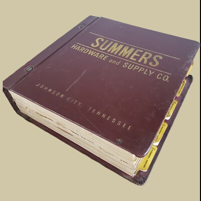Vintage 1972 SUMMERS Hardware & Supply Catalog Johnson City TN Guns Lights Home