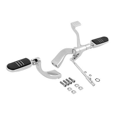 Chrome Mid Control Kit Foot Peg Lever Fit For Harley Sportster 883 1200 2014-22