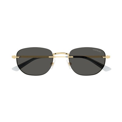 MONTBLANC MONT BLANC MB0303S-001 GOLD SUNGLASSES