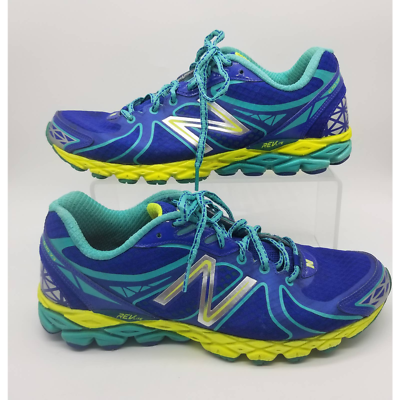 New Balance REV LITE Running Shoes Size 9.5 Sneakers blue yellow teal Womens eBay