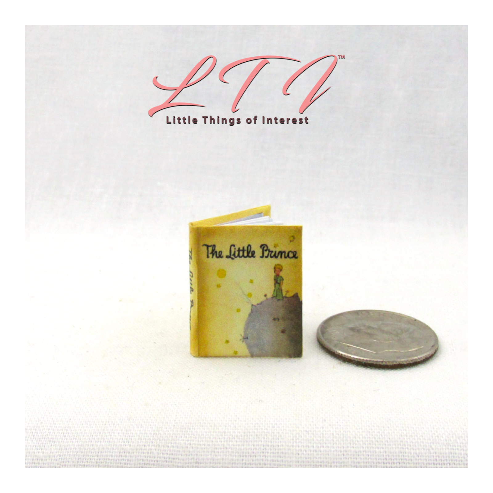 THE LITTLE PRINCE 1:12 Scale Miniature Readable Illustrated Book Children Book