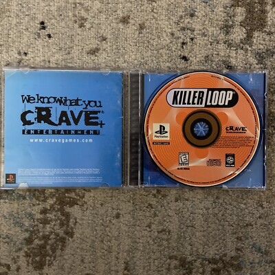   Killer Loop (Sony PlayStation 1, PS1, 1999) CIB. Mint Disc. See Description