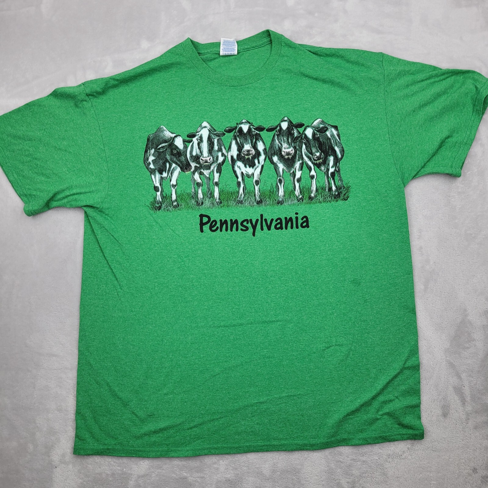 Vintage Pennsylvania Shirt Mens XL Cow Farm Milk Country 90s