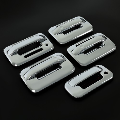 Fit 2004-2014 Ford F150 Chrome 4 Door (With Key Pad) + Tailgate Handle Covers