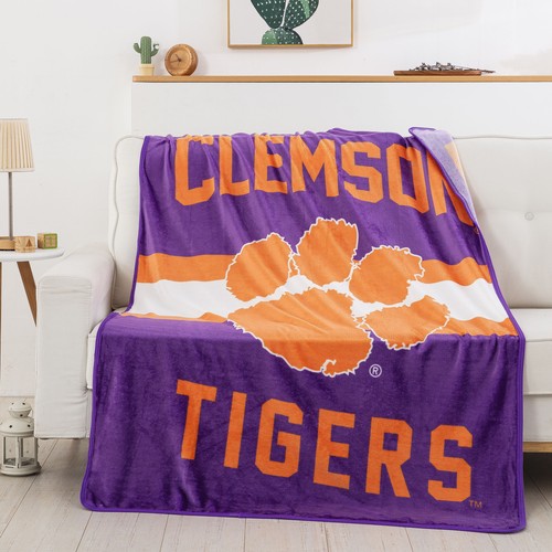 Плед-одеяло Northwest NCAA Clemson Tigers Singular Silk Touch, 45 x 60