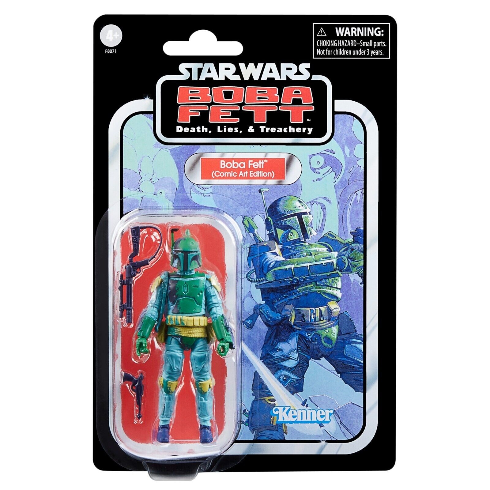 HASBRO STAR WARS VINTAGE COLLECTION BOBA FETT COMIC ART