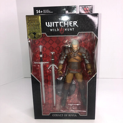 New McFarlane Toys Gold Label Collection The Witcher 3 Wild Hunt Geralt of Rivia