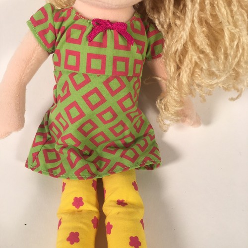 Manhattan Toys Groovy Girls Sesilia Plush Stuffed Doll 12” Dress Headband A5