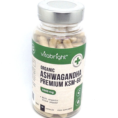 ASHWAGANDHA VITABRIGHT 90 GELULES  01/2028 - stress anxiété sommeil