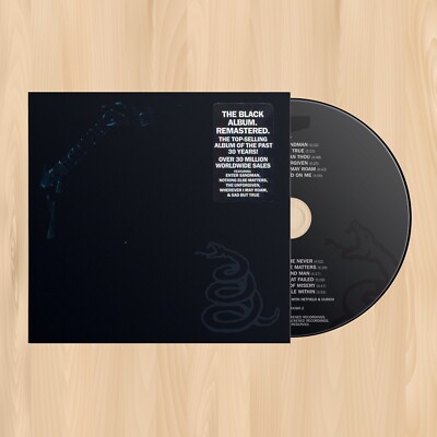 METALLICA The Black Album REMASTERED CD Nothing Else Matters ENTER SANDMAN  1123