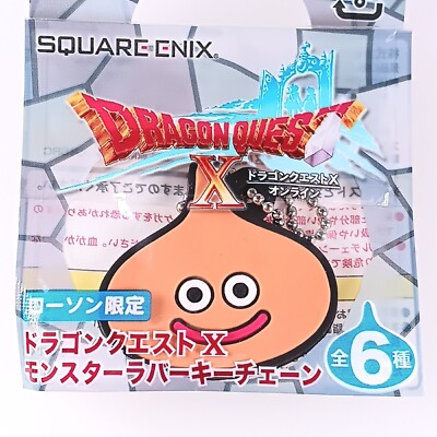 She-Slime Dragon Quest X Monster Rubber Keychain LAWSON From Japan F/S