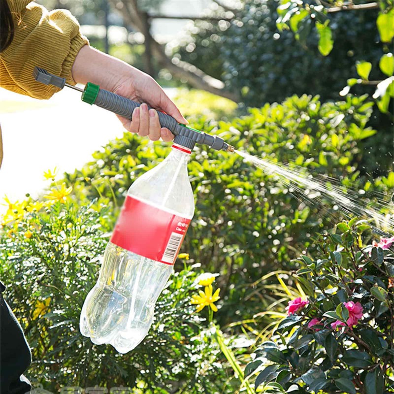 High Pressure Air Pump Manual Sprayer Adjustable Drink Bottle Garden Spray Tool