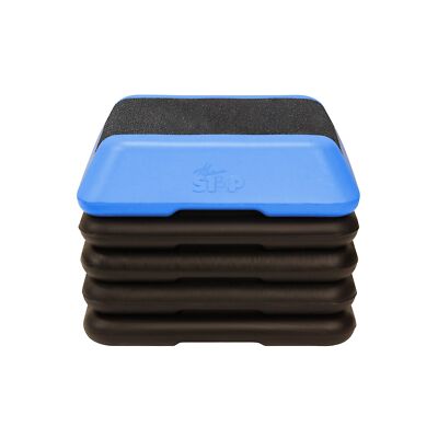 The Step Adjustable High Step Aerobic Platform with 4 Risers, Home Gym Workou...