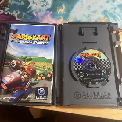Mario Kart: Double Dash!! (Nintendo GameCube, 2003) No Cover Art With Manual