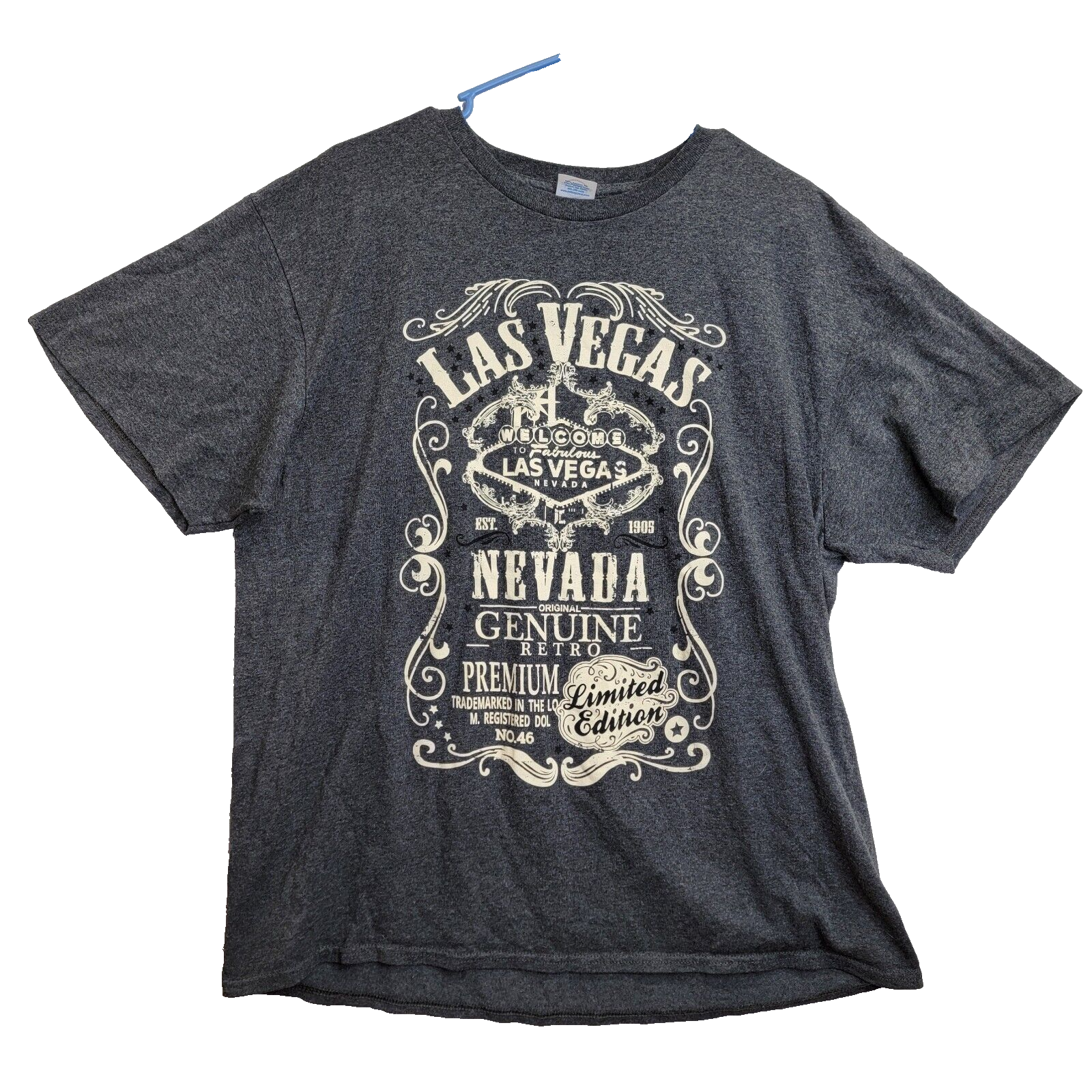 Las Vegas Nevada Shirt Limited Edition Size XL Used Whiskey Bottle Design