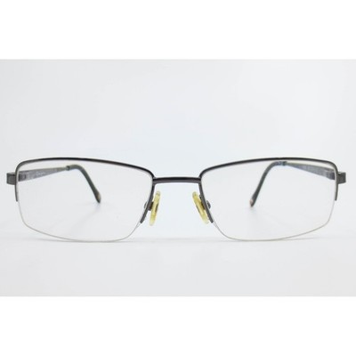 Champion CU8003 CA01 Gunmetal Gray Semi-Rimless Rectangular Eyeglass Frames