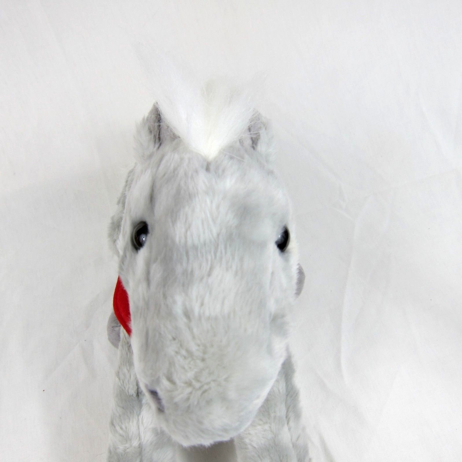 Wells Fargo Plush Legendary Pony Shamrock Stuffed Animal Soft Toy Gray 11