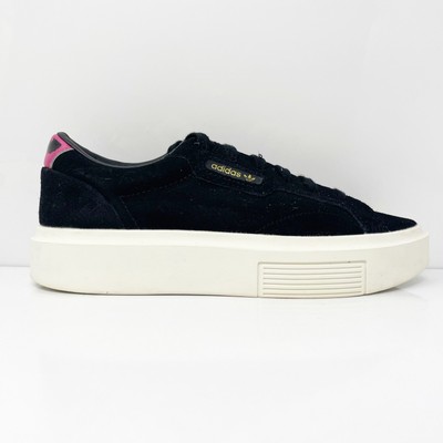 

Adidas Womens Sleek Super EF8854 Черная повседневная обувь Кроссовки Размер 7,5, Черный, Sleek Super