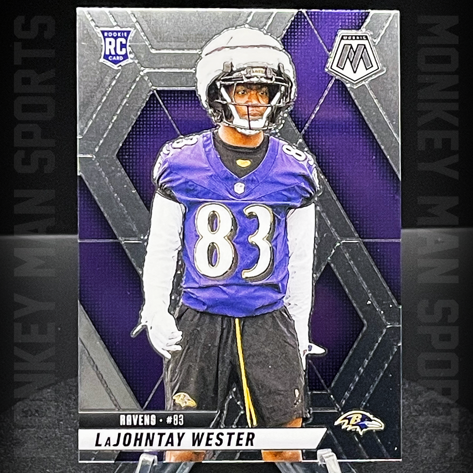 2025 Mosaic - LaJohntay Wester Rookie RC - #366 RAVENS MINT