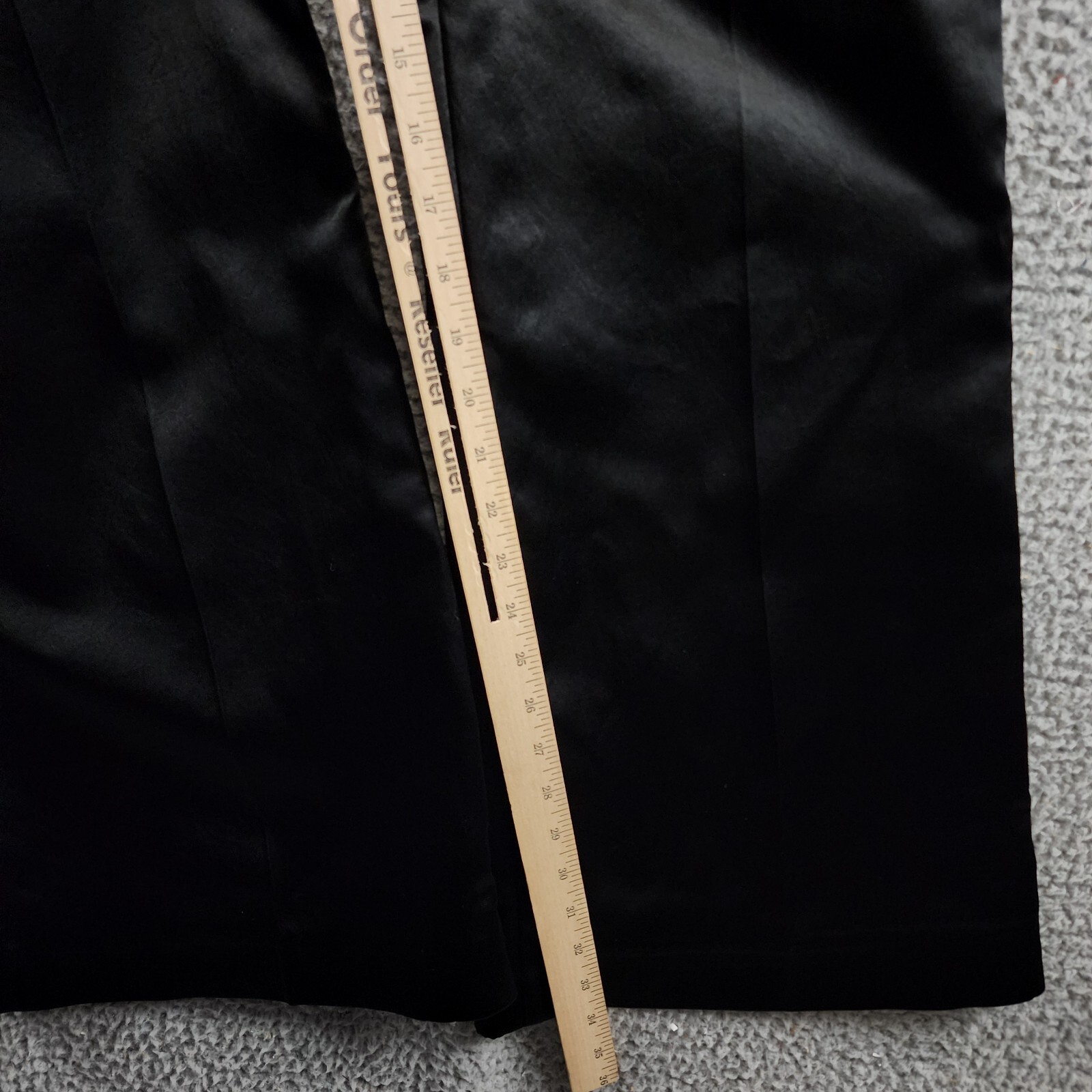 A.W.A.K.E. MODE Layered Skirt Pants Womens 36 Black Welt Pocket Back Zip Closure - Picture 11 of 18