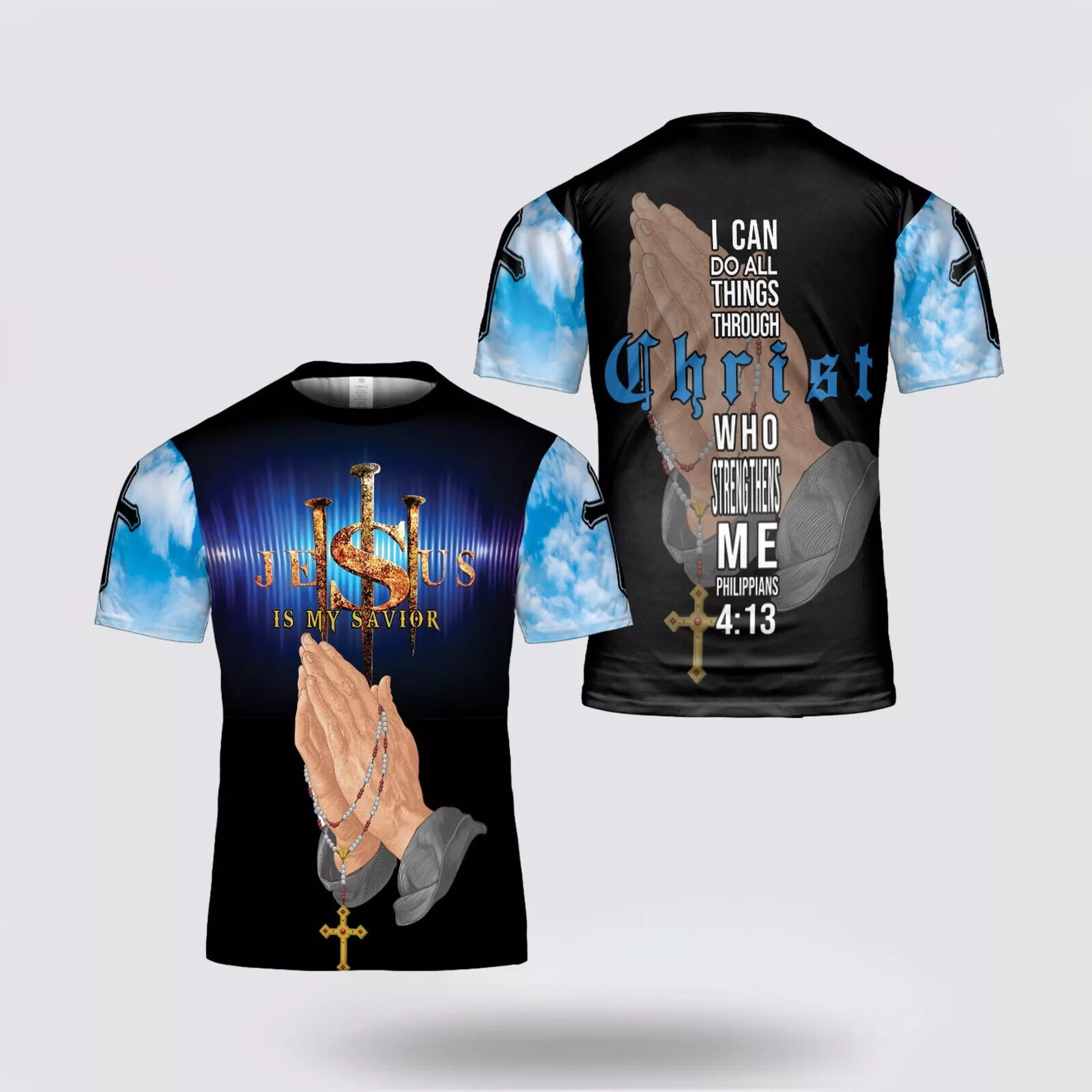 I Can Do All Things Christ Who Strengthens Me Philippians 4:13 3D T-SHIRT