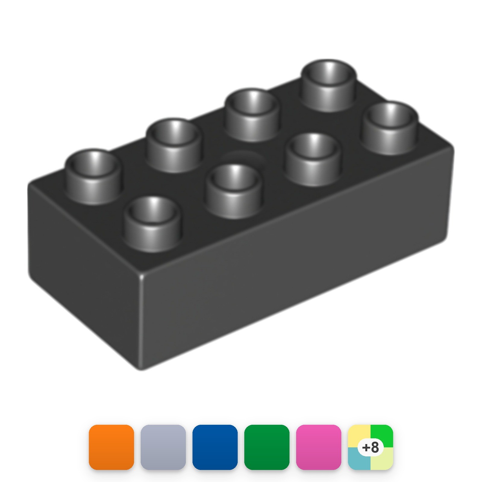 1x LEGO Duplo, Stein 2 x 4 (3011) – Farbe wählbar – 13…