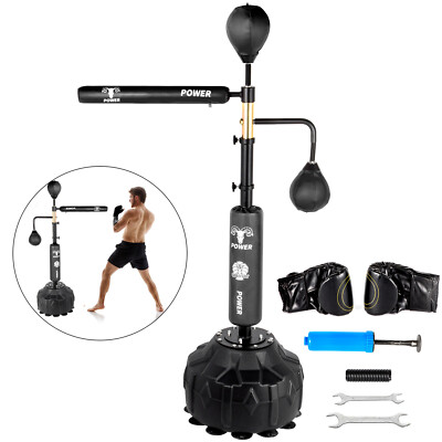 VEVOR Boxing Spinning Bar Freestanding Punch Adjustable Reflex Speed Training