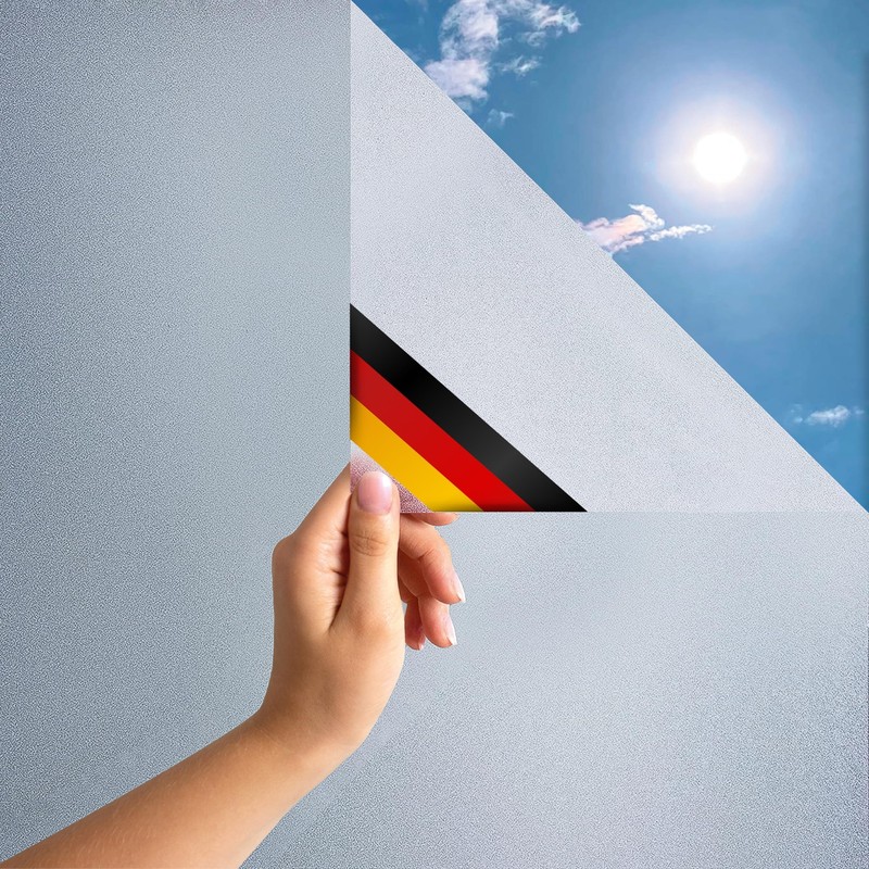 ® Fensterfolie Blickdicht von außen 1.05x2 m inkl. eBook und