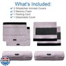 SPRING SEAON Wheelchair Armrest Covers 2 Pack Soft Memory Foam Wheelchair armrest Pads Wicking Washable for Office Transport Chair (Purple)