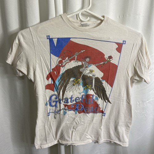 Vintage 1987 Grateful Dead Mens T Shirt Vincent Perez GDM