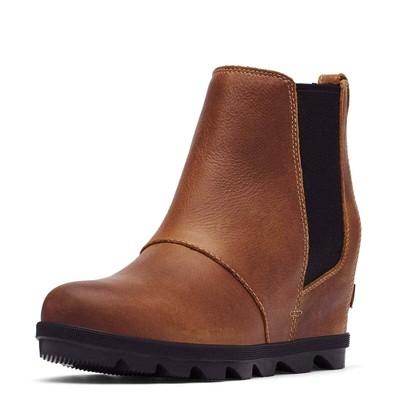

Женские ботильоны Sorel Joan of Arctic Wedge II Chelsea Водонепроницаемые ботинки из лося 35 евро США, Коричневый, Sorel Joan of Arctic