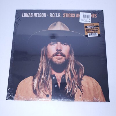 Lukas Nelson & P.O.T.R Sticks & Stones Black & Gold Swirl Vinyl LP Record Sealed