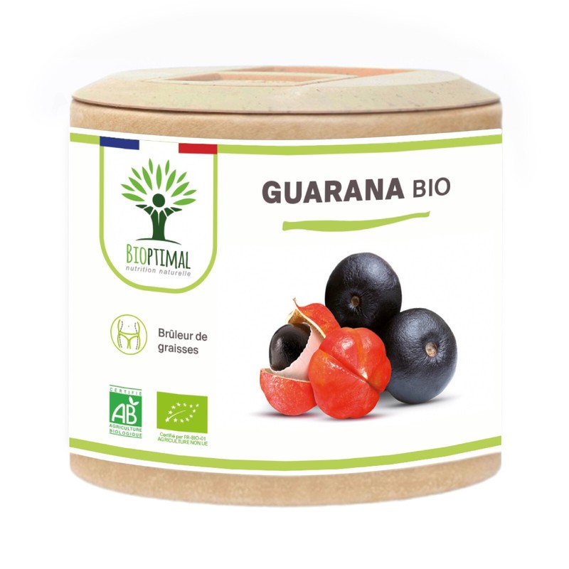 Guarana Bio - ComplÃ©Ment Alimentaire - ConditionnÃ© En France -  60 GÃ©Lules