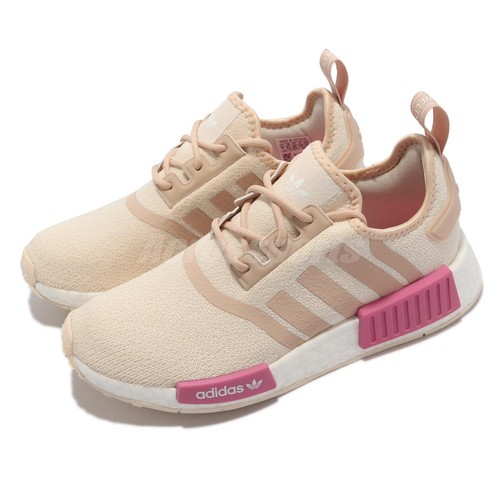 

adidas Originals NMD_R1 W BOOST Бежевый Розовый Белый Женская Повседневная Обувь GZ7998, Nmd_r1 W