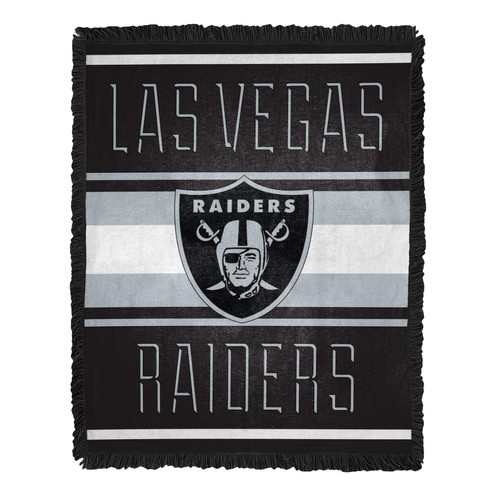 Тканое жаккардовое одеяло Northwest NFL Las Vegas Raiders Nose Tackle