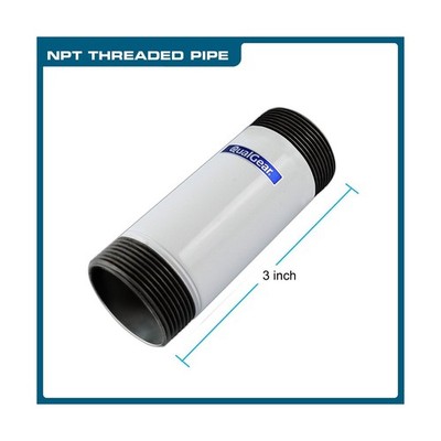 QualGear Pro-AV QG-KIT-CA-3IN-W Projector Mount Kit Accessory Single Joist Ceiling Adapter, 3" 1.5", White Additional Image
