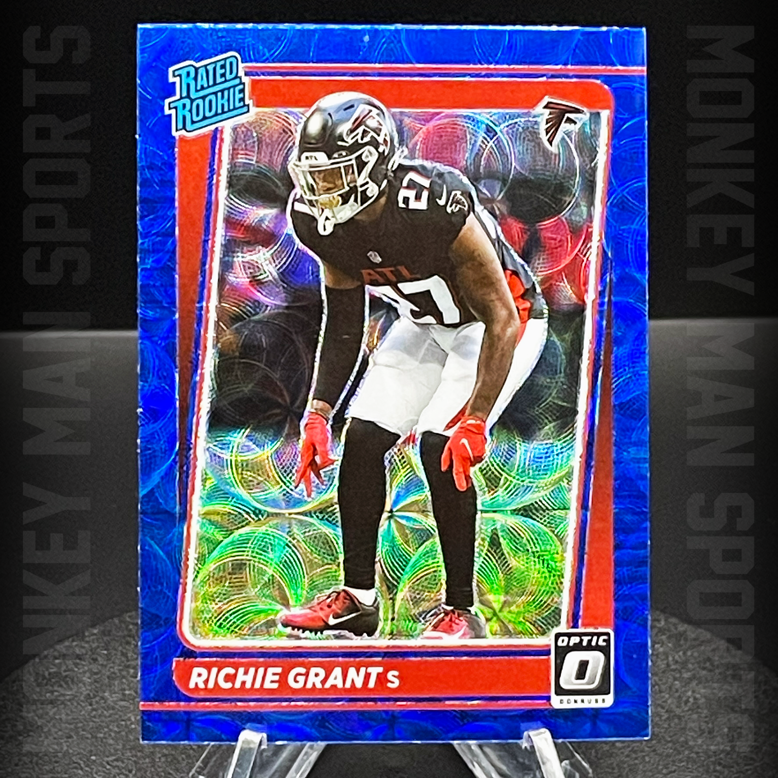 2021 Optic - Richie Grant Rated Rookie RC - #269 BLUE SCOPE HOLO FALCONS MINT