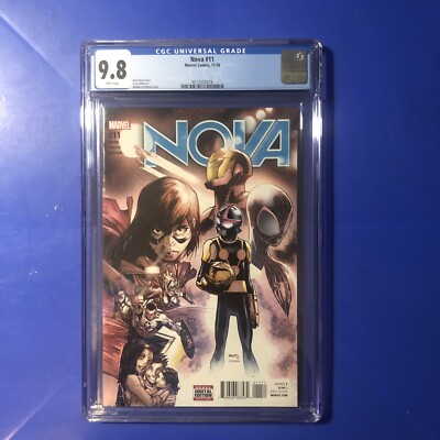 Nova #11 CGC 9.8 1st MEETING APPEARANCE Sam Alexander Richard Rider Marvel 2016