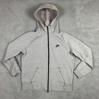 nike aw77 tech fleece full zip black sweatshirt men s size medium 559592 010 314831426154