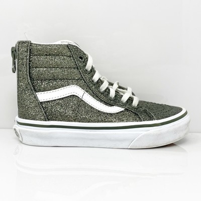 Vans Girls Sk8 Hi 721356 Зеленая повседневная обувь Кроссовки Размер 12