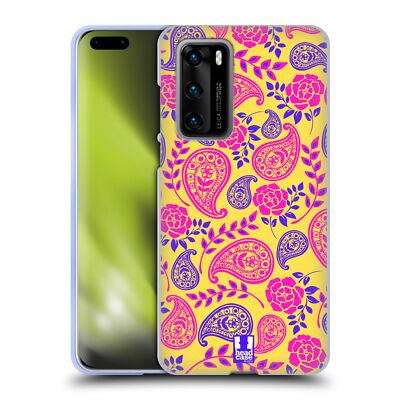 HEAD CASE DESIGNS COLOURFUL PAISLEY SOFT GEL CASE FOR HUAWEI PHONES 4