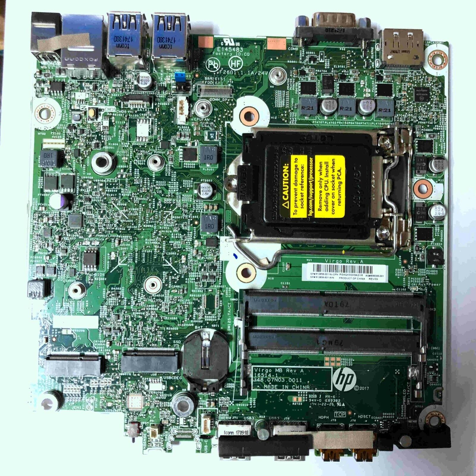 NEW HP Prodesk Mini 400 G3 Desktop motherboard 912858-001 NEW HP Prodesk Mini 400 G3 Desktop motherboard 912858-001